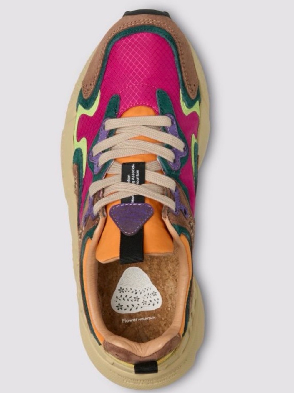 Flower Mountain RULIS WOMAN
Suede and technical fabric sneakers in Fuchsia - Picture 4 of 15
